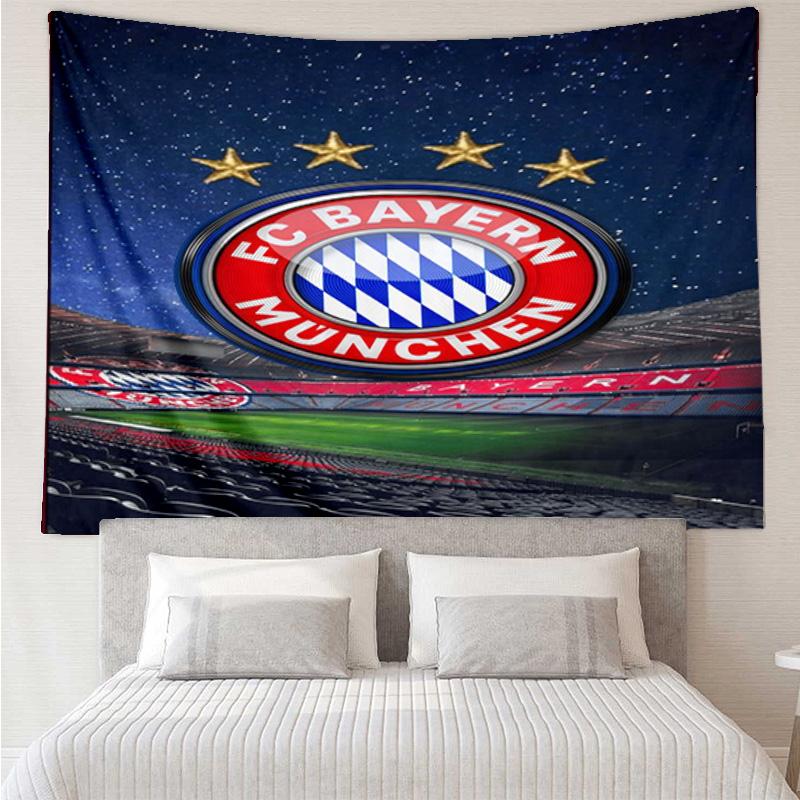 1PC Munich FC Artwork Printed Tapestry Room Decoration Wall Hanging for Living Room Bedroom, dormitory, Birthday and Christmas gifts