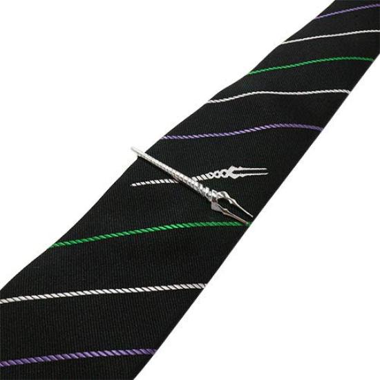 Evangelion x SWANK Lance of Longinus Silver Tie Clip Necktie Set eva-2021-tie02
