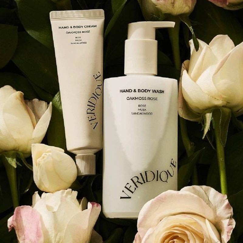 Подарочный набор Veridique для рук и тела: гель для душа и крем Cardamom Wood Wash 300ml Cream 50ml