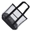Transparent Beach Bag Waterproof PVC Clear Tote Bag with Zipper Closure for Pool Camping Picnic Gym