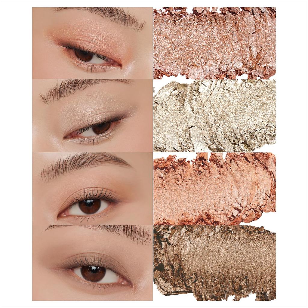 DAISY DOLL av MARY QUANT Ögonskugga 03 Aprikos Rik färg fuktig gradient pärlemorskimrande finish Aprikosmousse. ögonskugga, textur, genomskinlig, öga, (03