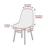 Leaf Jacquard Chair Seat Slipcover Solid Color Elastic All-inclusive Chair Covers Dust-proof Stretch Spandex Chair Protector