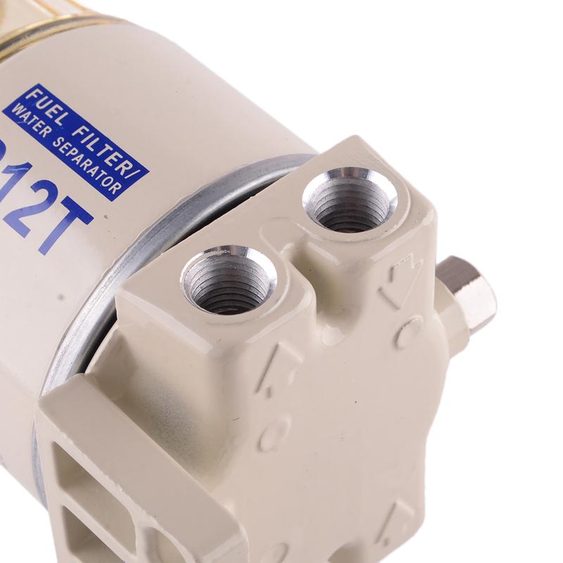 R12T Water Separator Complete Kit 10 Micron XL-F-R12T-NEW Fit for Boat Marine Spin-On 120AT Diesel Fuel Filter