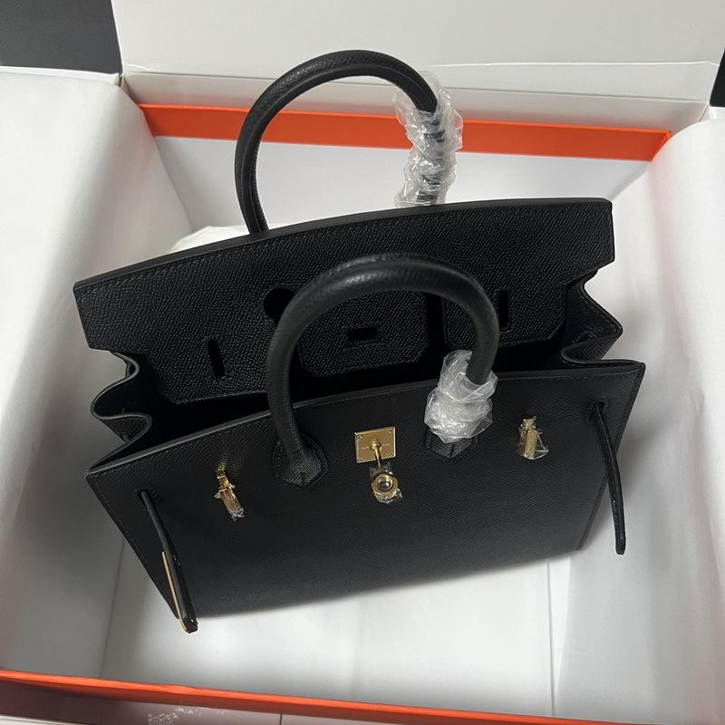 Nowa torebka damska z 2025 roku z ręcznie wzorowanej skóry licowej bydlęcej to europejski i amerykański trend mody