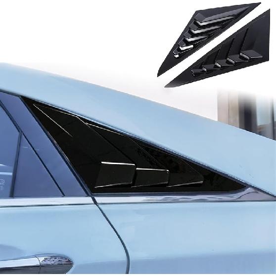 

for Hyundai Sonata 2011 2012 2013 2014 Accessories Racing Style Rear Side Window Louvers Side Window Scoop Covers Vent Auto Exterior Decoration Glossy Black