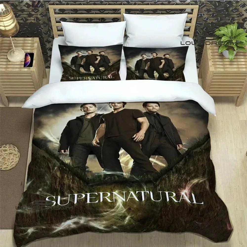 supernatural join the hunt Bedding Sets exquisite supplies set duvet cover bed comforter set bedding set luxury birthday gift