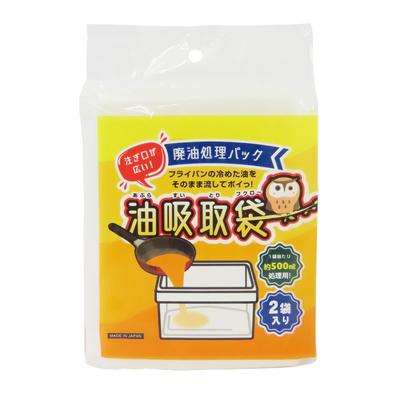 Toyo Oil Absorbent 500ml Oil Absorption with Sealable Made In 2 Bags Per Pack X 12 Sets Bags, Capacity, Spill-Resistant, Lid, Japan,
