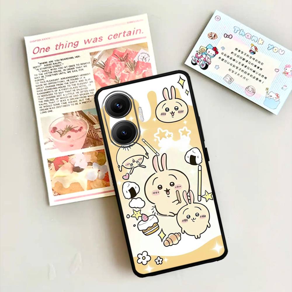 Cute C-Chiikawas Hachiwares Phone Case For Xiaomi Mi 5X 8 9 10 11 12 Lite Pro 10T PocoX3pro PocoM3 Note 10 Pro Lite