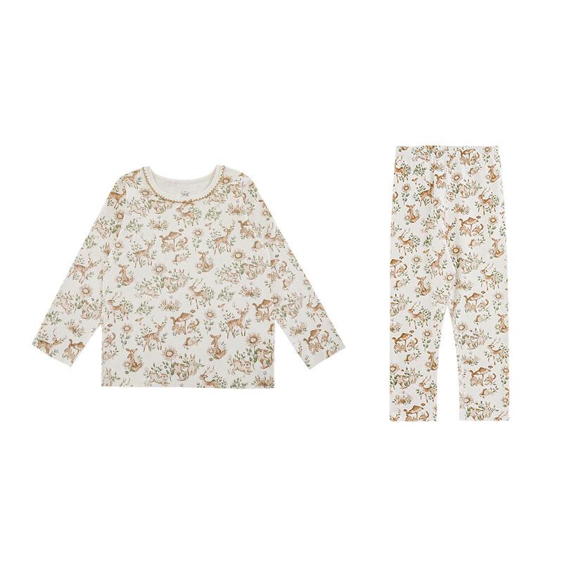 

Girls Animal Print Pajama Set 90cm