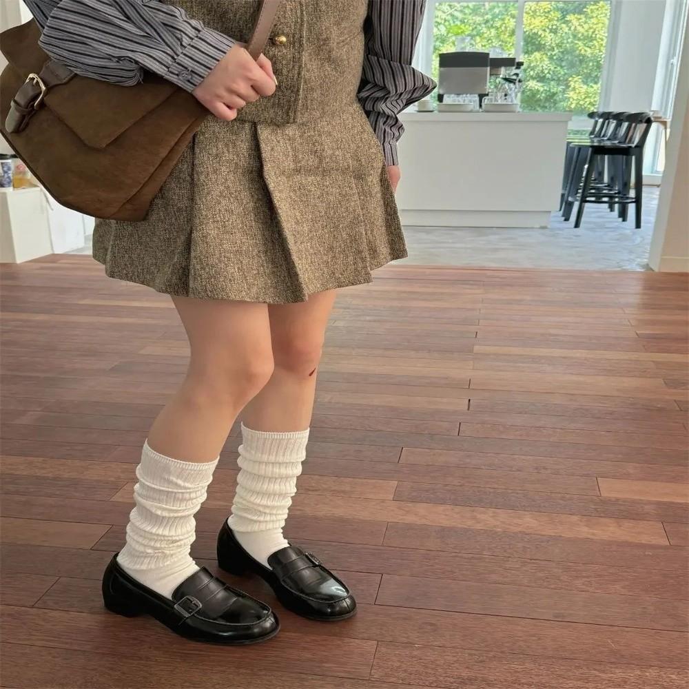 Cotton Women Stockings Warm Thigh Stocking JK Knee High Socks Long Socks