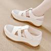 New Slope Heel Sandals Women's Bag Head Hollowed Out 2025 Summer Breathable Women's Thick-soled Outer Wear Velcro Women's Hole Shoes