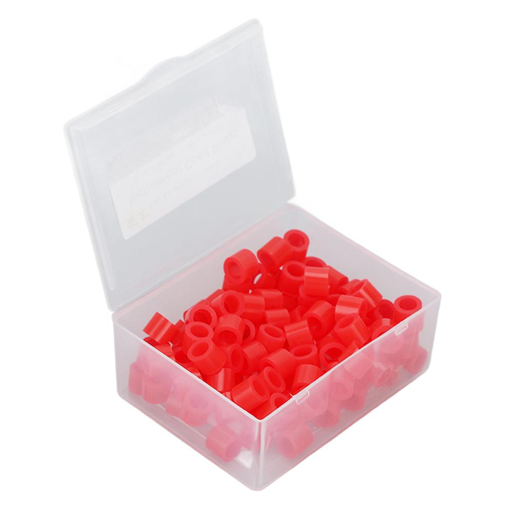 100 szt. Pierścienie kodowane kolorami do zębów Autoklawowalne Wytrzymałe Opaski do Rozróżniania Instrumentów Dentystycznych