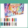 Day 24 Countdown Calendar For Christmas Artificial Crystal Set Toy For Kids Gift