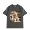 Grappig Poppengezicht Meme Grafische T-shirts Mannen Vrouwen Kleding Hoge Kwaliteit Mode T-shirts Zomer Casual Los Korte Mouw T-shirts