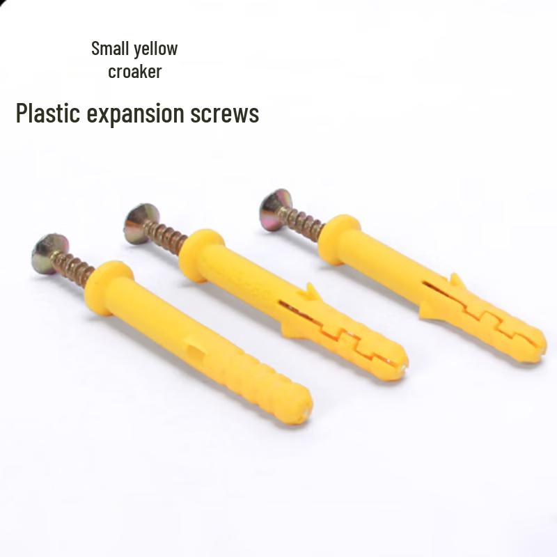 M6x30 Plastic Expansion Plugs with Screws (1000 pcs)