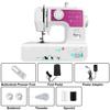 7.2W Mini Electric 12 Stitches Sewing Machine Household Multifunction Double Thread And Speed Free-Arm Crafting Mending W/ LED Light