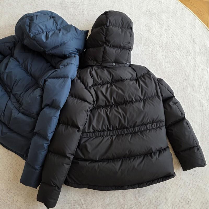 Womens Short Puffer Jacket With Hood 90% White Duck Down Warm Winter Coat Casual Daily Outdoor Wear