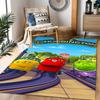 Train Adventure Journey Themed Anti-Slip Rugs - Polyester Home Decor, Suitable for Bedrooms, Living Rooms, Doorways, Studios, and Decorations