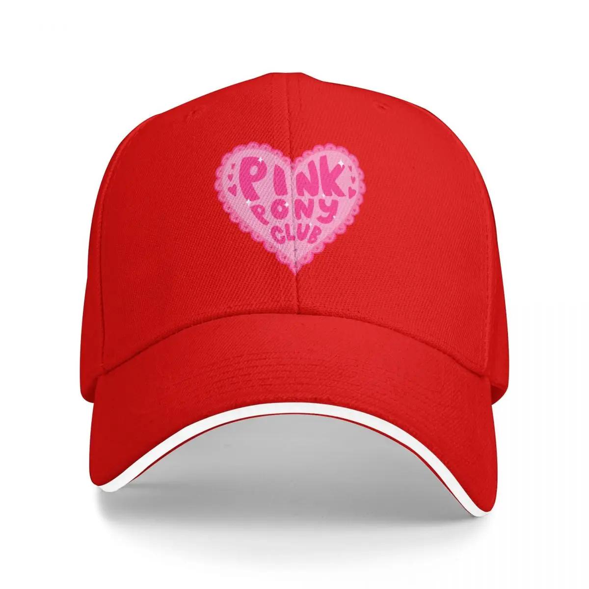 Pink Pony Club Sticker Baseball Cap Beach Bag derby hat Sports Cap Uv Protection Solar Hat Hats For Unisex Womens