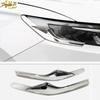 For Honda CR-V CRV  ABS Chrome Car Front Headlight Eyebrow Cover Trim Strips