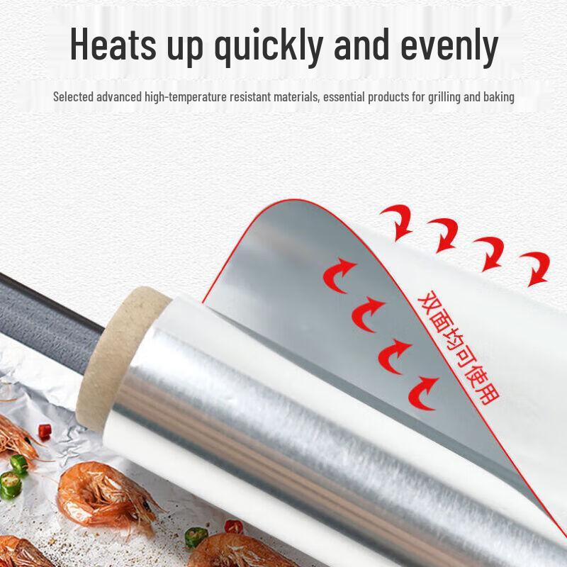 Heavy-Duty Aluminum Foil Roll