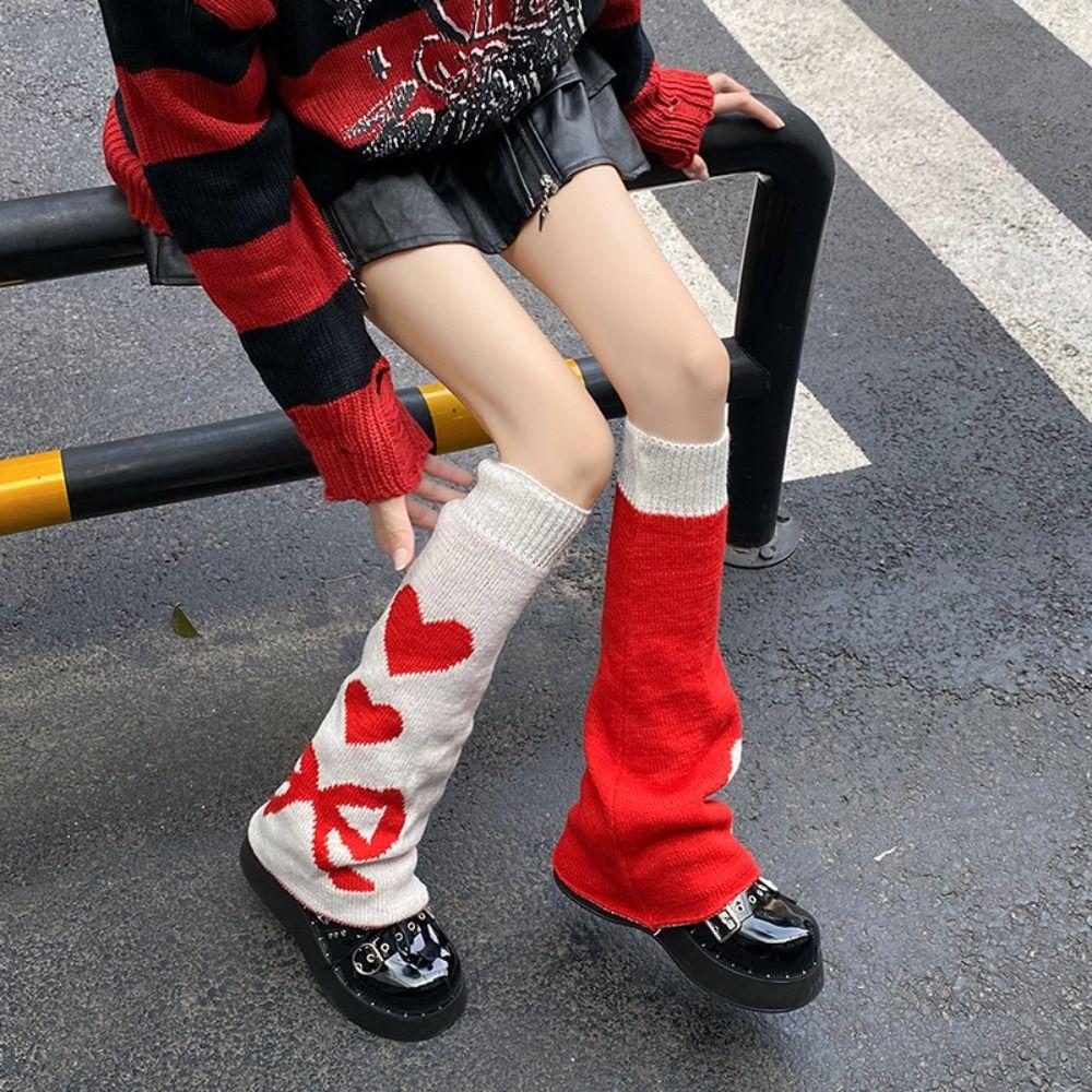 Heart Bow Leg Socks Spider Knee High Girls Stockings Breathable Lolita Boots Cover  Girl