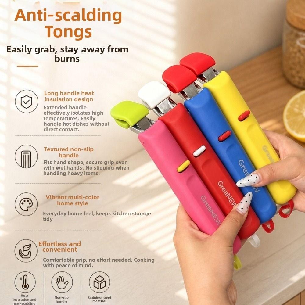Non-Slip Anti-hot Bowl Plate Clips Creative Hot Bowl Gripper Anti Scalding Clip Food Preparation