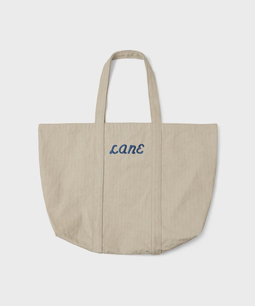 Lane Apartment Cotton Logo Big Bag [Beige]