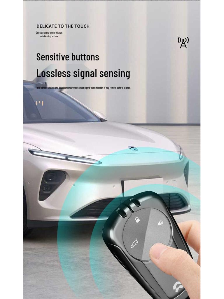Premium Nio Schlüsselhülle für ET5, ET7, ES7, EC7 - High-End Autozubehör mit Herren-Schalenverschluss