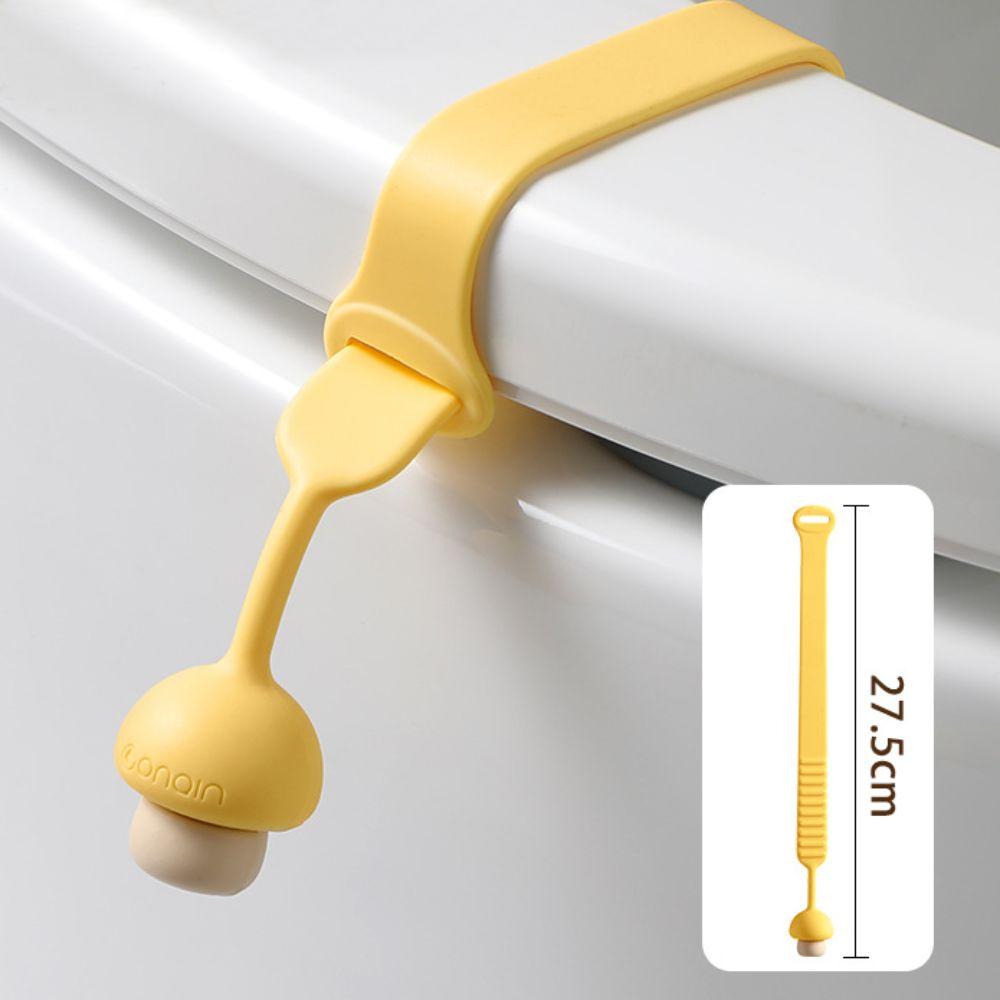 Silicone Toilet Seat Cover Lifters Portable Touch Free Toilet Lid Lifter Handle Durable Mushroom Shape Toilet Seat Pad Lifter