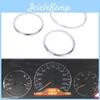 Anillo Cromado Salpicadero Set de 3 Piezas Bisel de Indicador Para Mercedes Benz W210s210 W202s202 A208c208