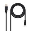 Nanocable USB-A 2.0 Male To Mini-USB Male Cable 1.8m-10.01.0402