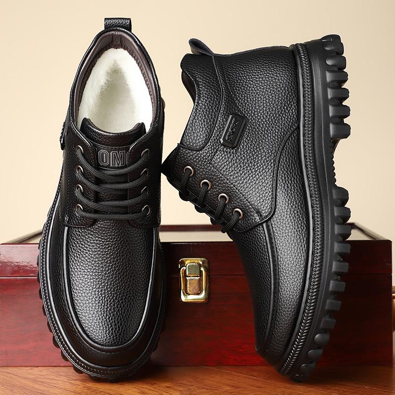 

Зимние ботильоны sli pon мужские зимние ботинки самые теплые мужские повседневные ботинки высокого качества водонепроницаемые botas hombre брендовая дизайнерская обувь 38