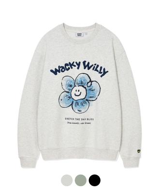 WACKY WILLY Big Lily Graphic Sweatshirt (3 Colors)