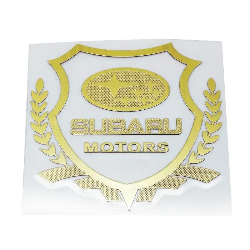 For Subaru BRZ XV Tribeca Impreza Forester WRX Legacy Outback STI Plastic Sticker Car Styling Waterproof Decal Auto Accessories Y7