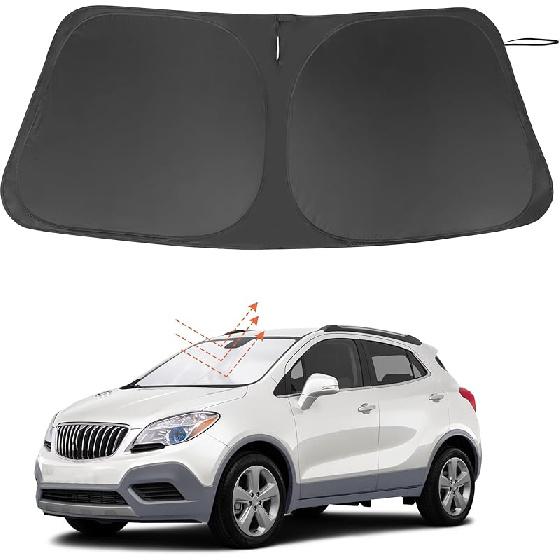 TINGLU Sun Shade For Tesla Model X Tesla X 2016-2024 2025 Accessories Windshield Sun Shade Window Shade UV Rays Protection Sun Visor Cover With