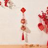 Creative Spring Festival Decoration Pendant Reusable New Year Ornaments Red Lantern String  Home