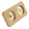 2 in 1 Wooden Sauna Thermometer Hygrometer For Hotel Sauna Room Dual Temperature and Humidity Meter Wall Mounted