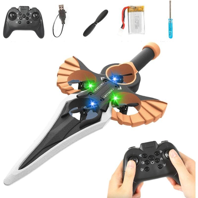 2.4G Flying Sword Rc Glider, Flying Sword Control By Hand, Remote Controlled Stunt,360° Stunt Flip, One-Button Lifting, Three-Speed Adjustment