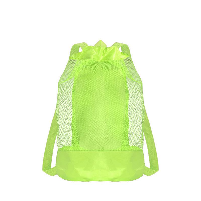 Extra-Large Sand-Resistant Drawstring Beach Backpack Kids Pool Toys Storage Bag For Shell Collecting