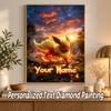 Eevee Custom Name Diamond Painting Personalized 5D Full Drill DIY Diamond Art Home Decor
