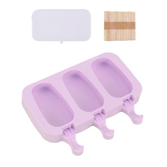 Silicone Popsicle Molds Maker Reusable Ice Popsicle Cartoon Small Popsicles Non-stick DIY Molds