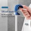 Silicone Toilet Brush Set - No Dead Angle, Wall-Mounted Bathroom Cleaning Tool