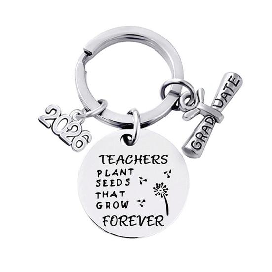 Keychain Pendant Class of 2026 Durable Stainless Steel Keepsake Nursing Law Students Keychain