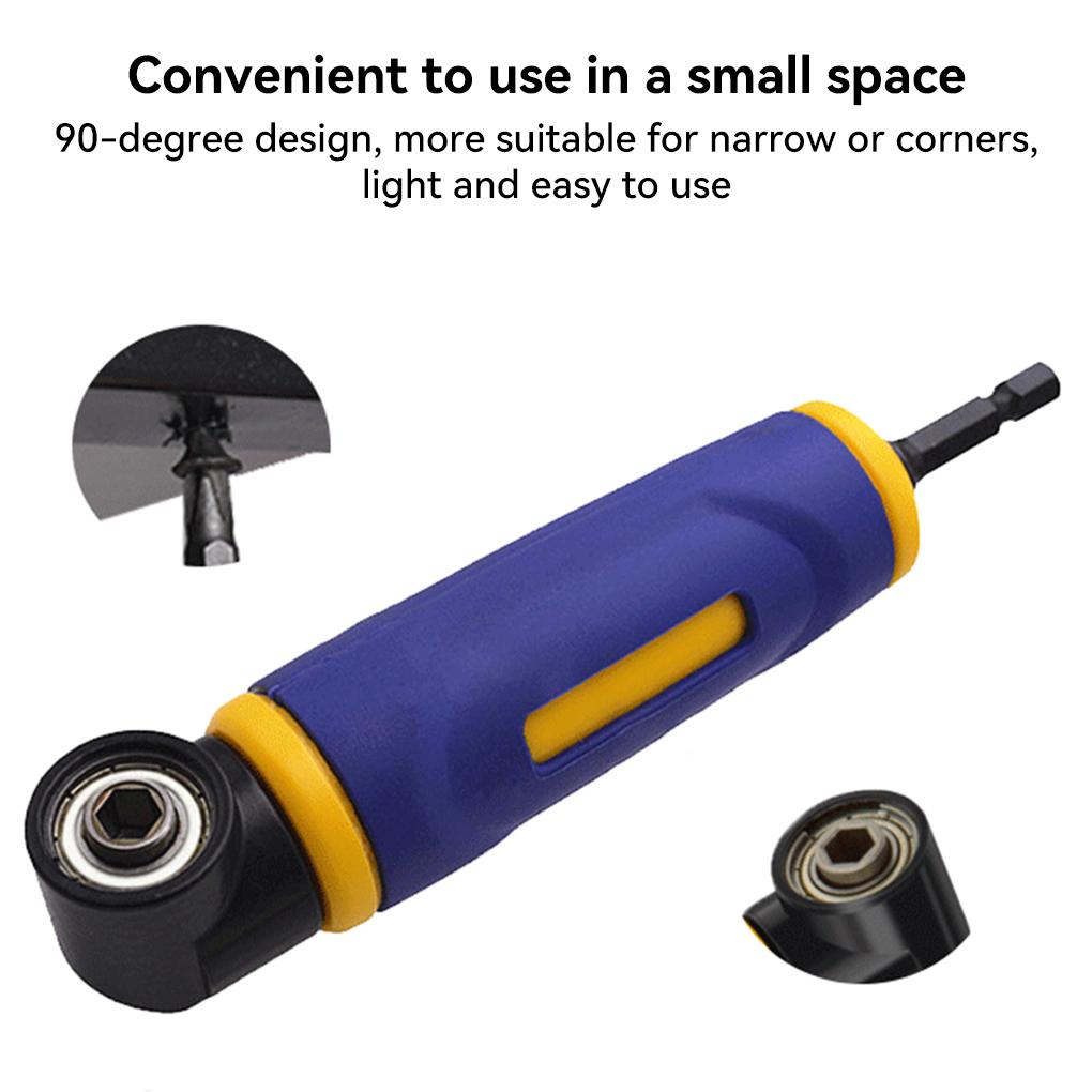 Bohrergrad rechtwinkliger Verlängerungsaufsatz professioneller Bohraufsatz magnetischer elektrischer Schraubendreher robust für Holzbearbeitung