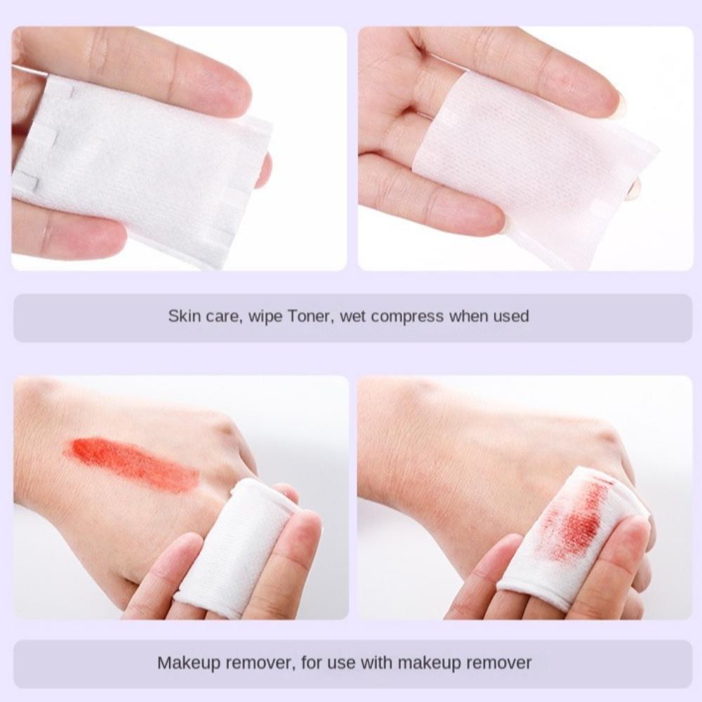222 Pieces Thick Cotton Pads Natural Cotton Makeup Removal Cotton  Skin Cleaning Tools