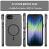 For iPhone 16e Case Compatible with MagSafe Slim Matte Translucent TPU+PC Phone Cover