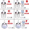 Solar LED Deformable Garage Light Folding UFO Football Bulb Outdoor Hanging Lamp Rechargeable Battery 5-Mode Adjustable
