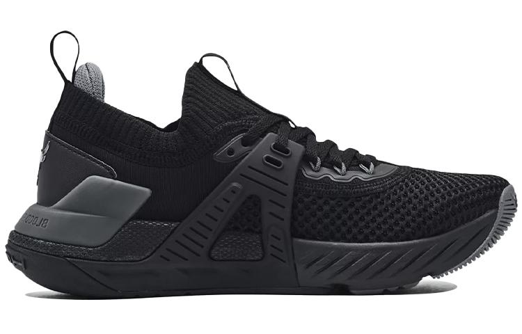 Women's Sneakers Under Armour Wmns Project Rock 4 'Black Pitch Grey'