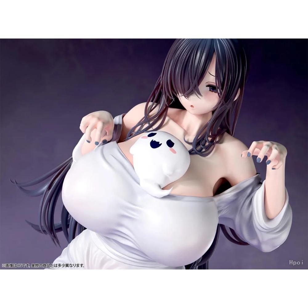 20CM Anime Obake Zukan Yuurei Yuuko san Figure 1/6 White Pajamas Dress Up Model Toy Doll Aciton Figure PVC Gift Collection